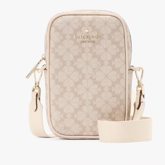 kate spade Handbags - KATE SPADE FLOWER SPADE PHONE CROSSBODY